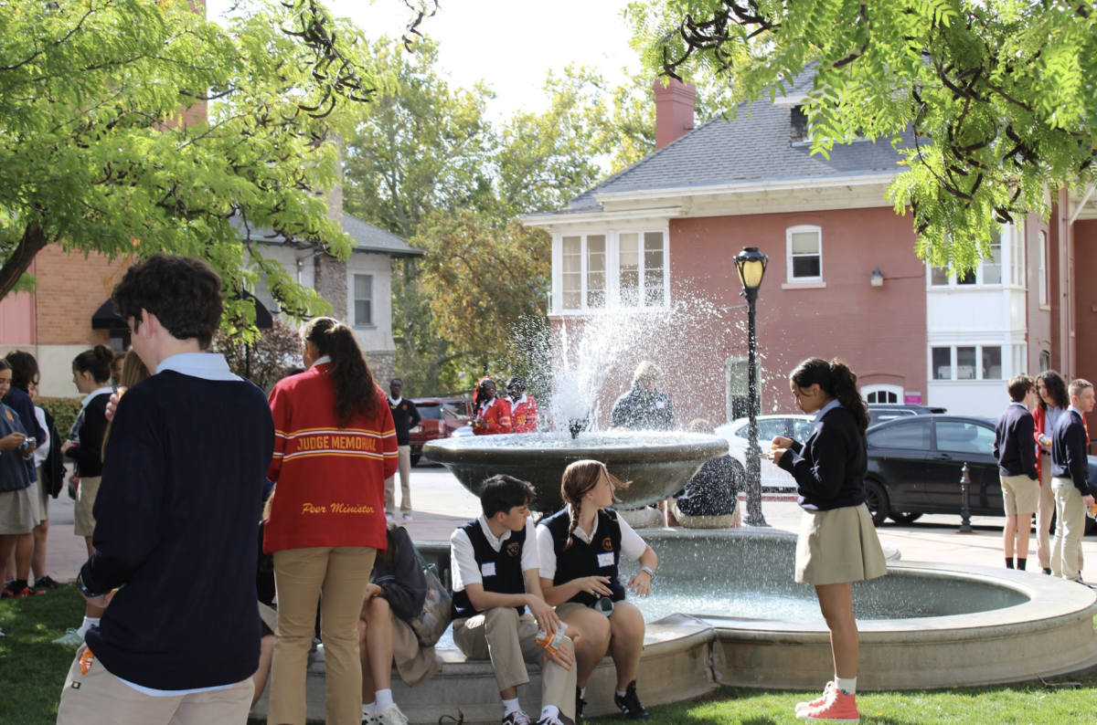 Activities time at the 2024 Junior Retreat, Cathedral of the Madeleine. Photo by Bailey Britter.